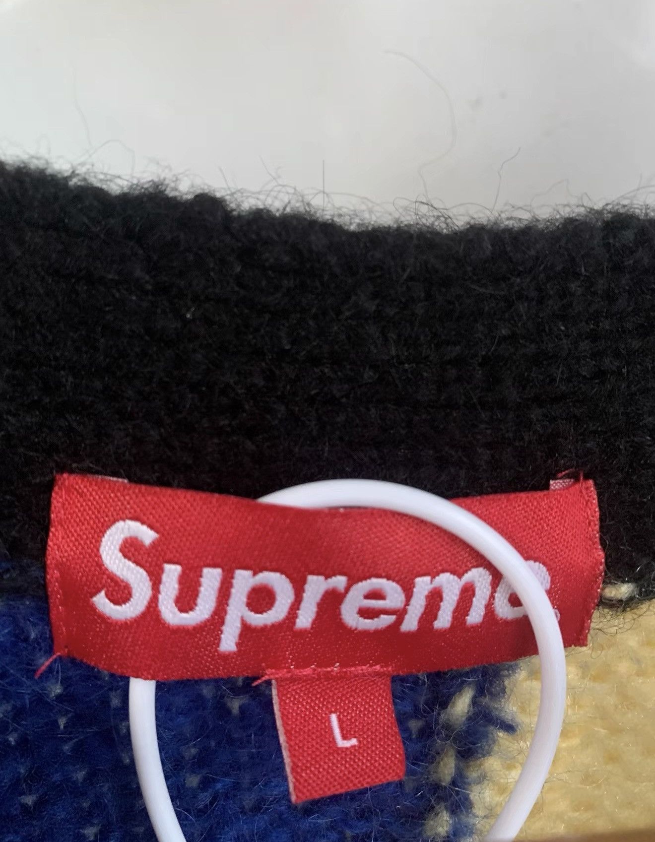 Supreme Supreme patchwork mohair cardigan Size US L / EU 52-54 / 3 - 2 Thumbnail
