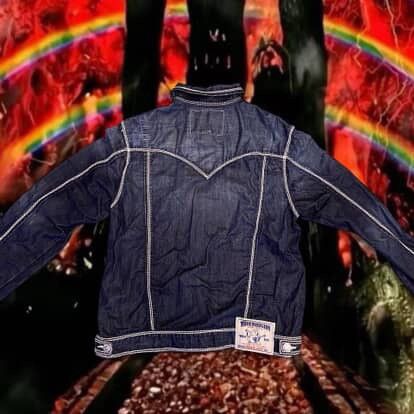 True Religion Navy Blue True religion double stitched qt jacket Size US XL / EU 56 / 4 - 2 Thumbnail