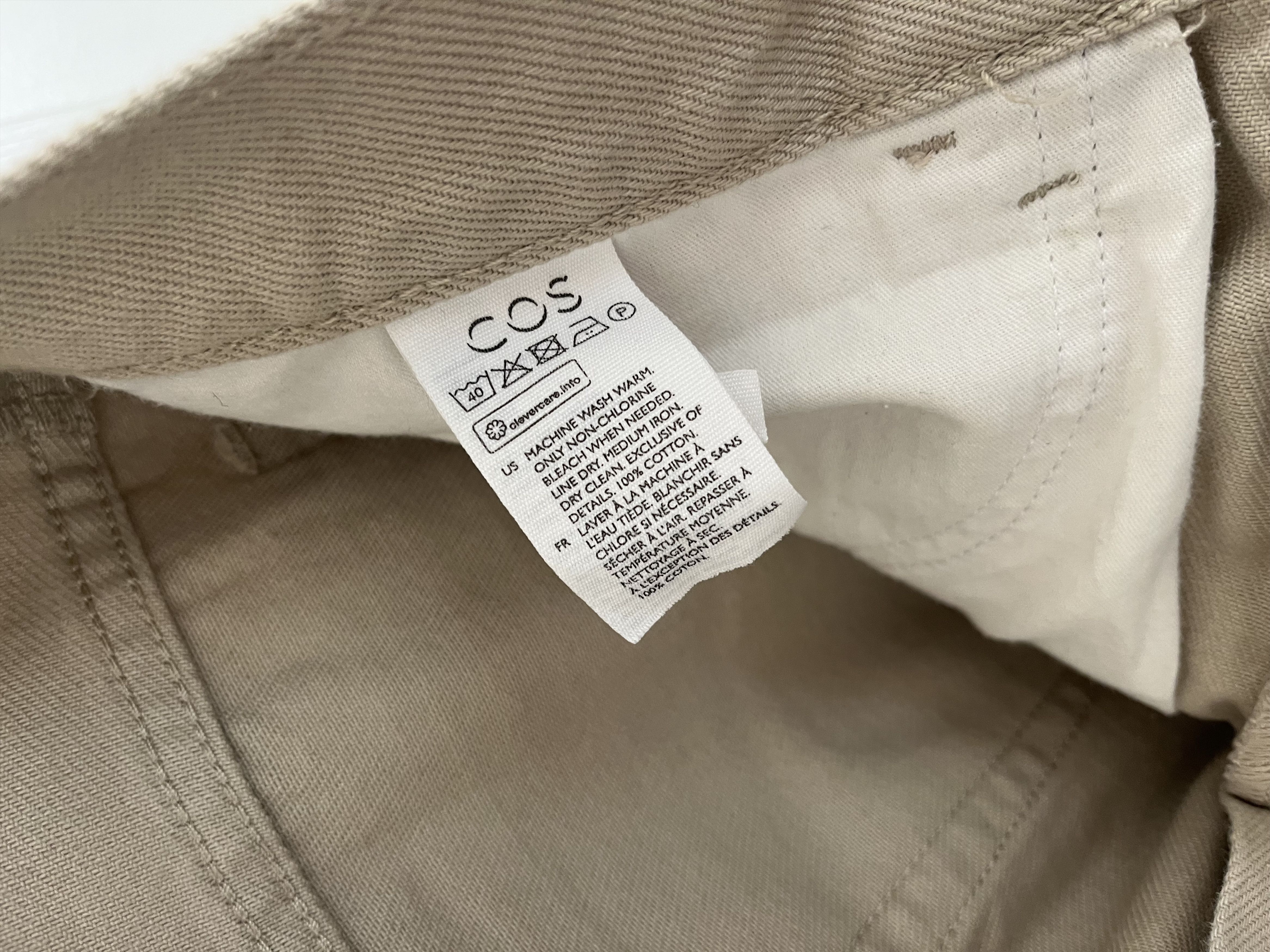 Cos cos denim chinos - straight fit Size US 30 / EU 46 - 3 Thumbnail