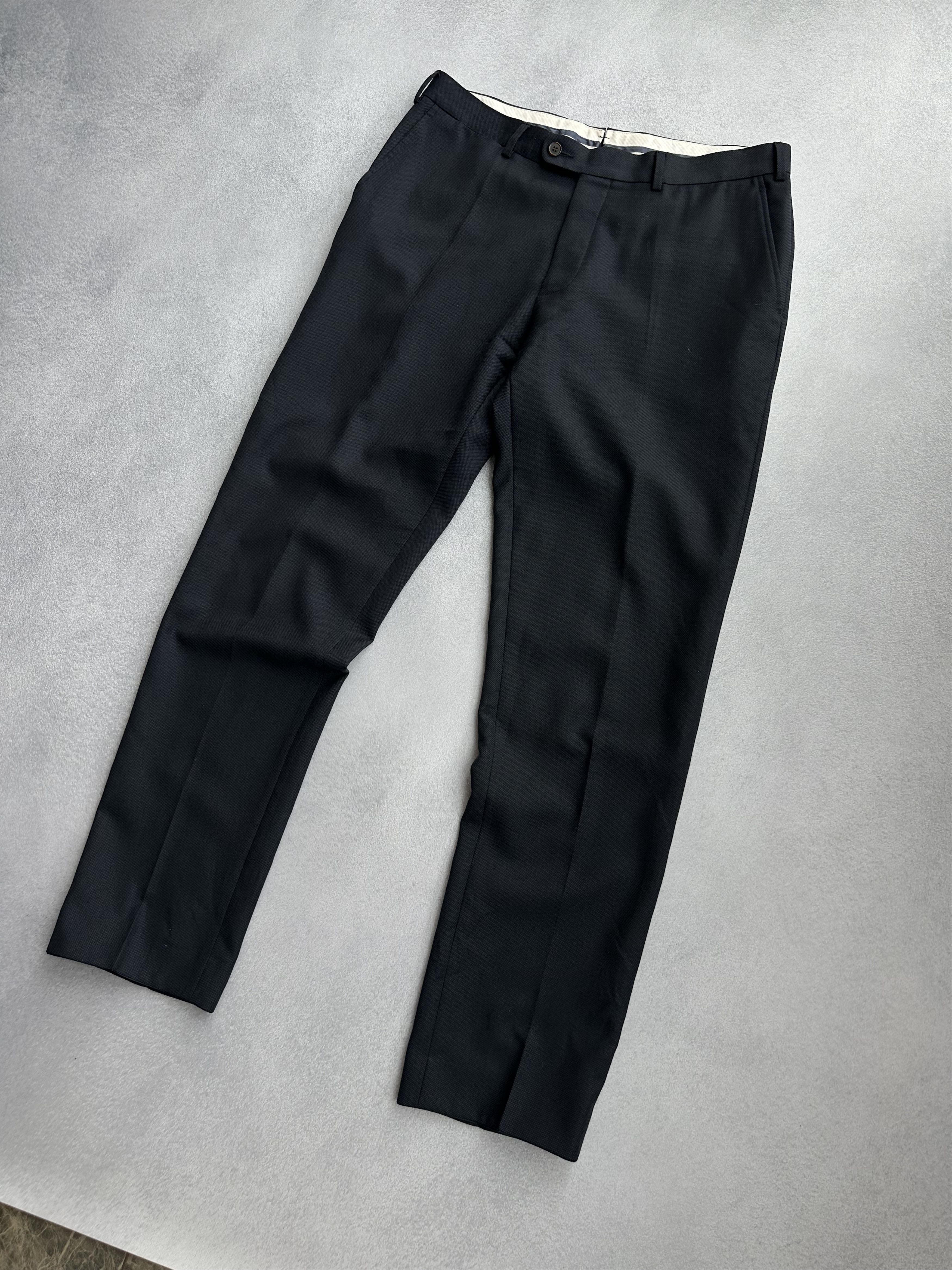 Suitsupply × Vintage Vintage SuitSupply Navy Sienna Man Classic Luxury Suit Sz 50 Size 40R - 12 Thumbnail
