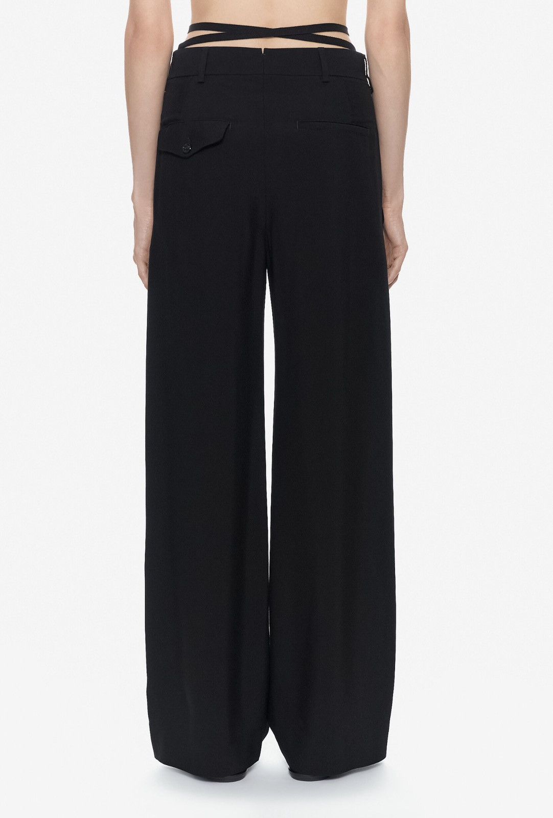 Ann Demeulemeester Last Ann Demeulemeester Gabardine Bonne Slouchy Pants Size 25" / US 0 / IT 36 - 2 Thumbnail