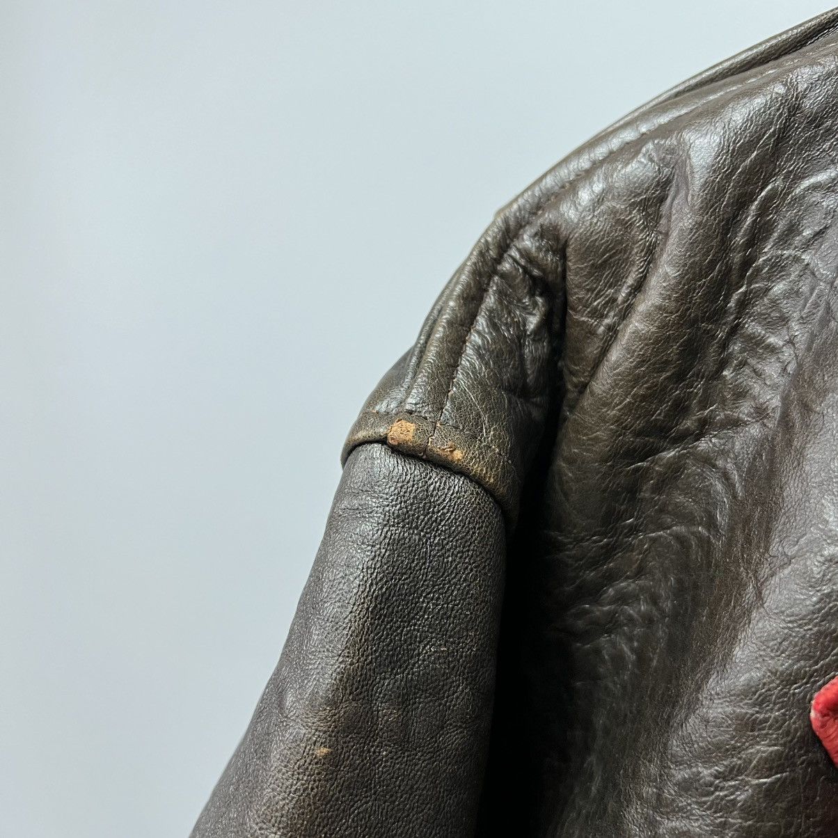 Avirex AVIREX Top Gun G-1 Bomber Flight Leather Jacket Vintage Size US L / EU 52-54 / 3 - 24 Thumbnail