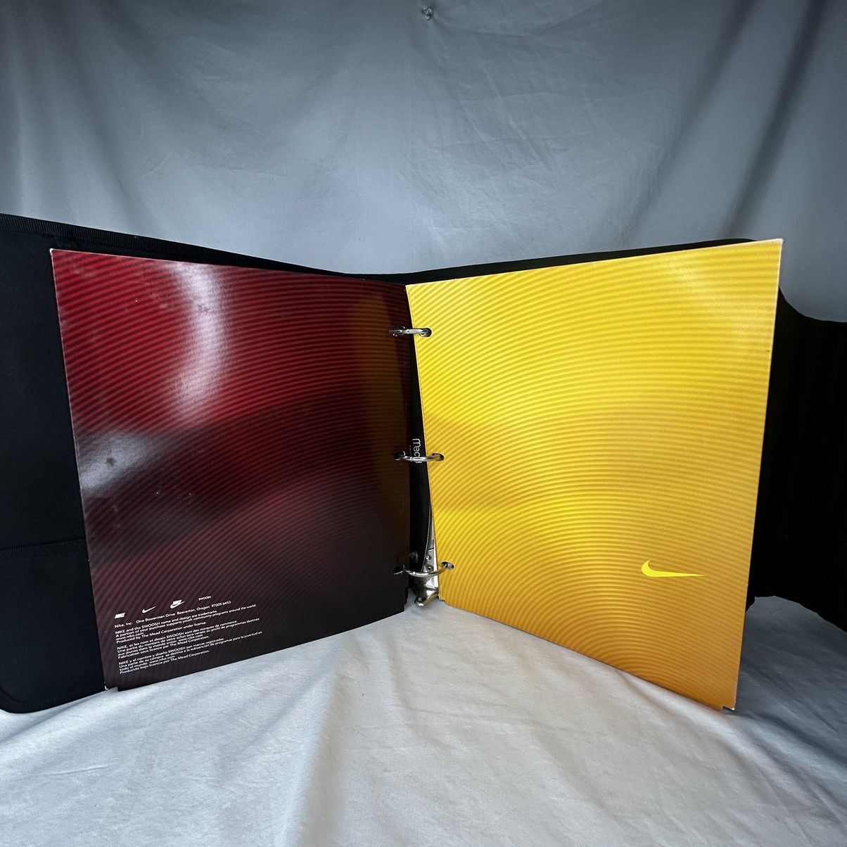 Nike Vintage 1996 Nike Mead Trapper Keeper Binder Black Organizer Size ONE SIZE - 4 Thumbnail
