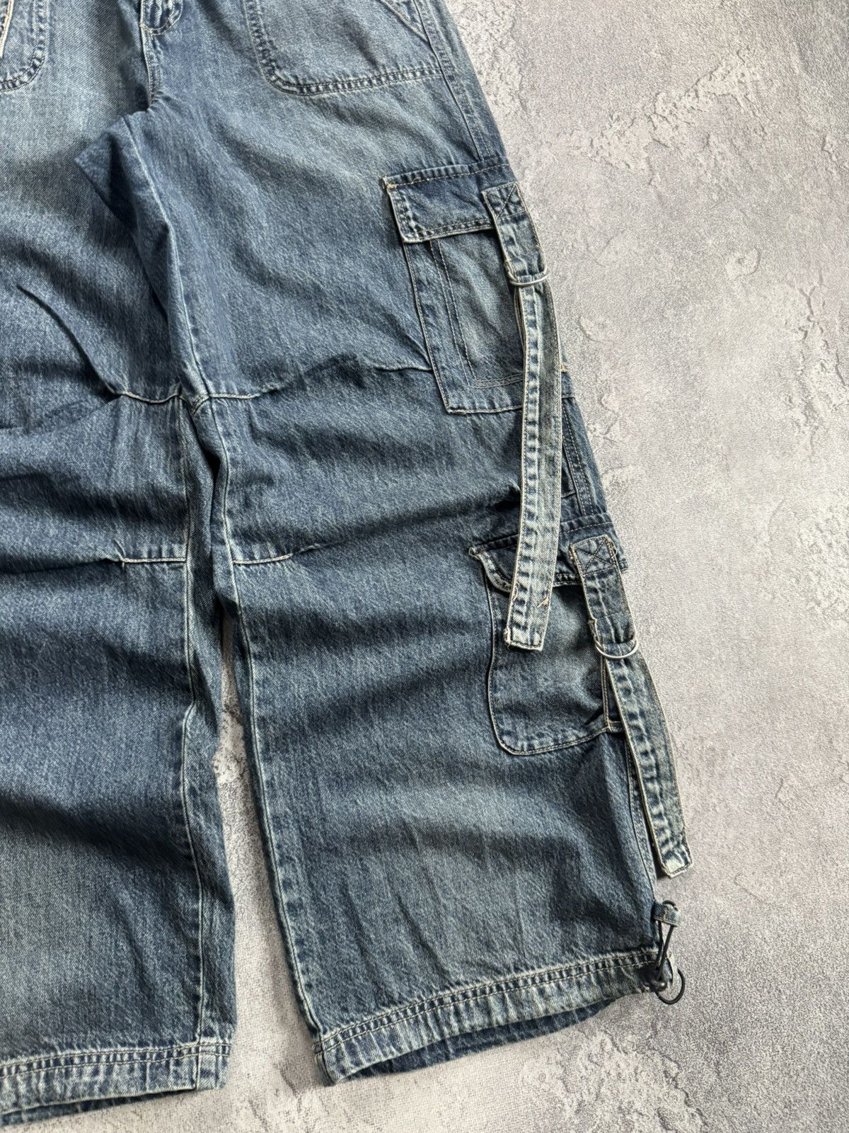 If Six Was Nine Retro 90s pants jeans baggy cargo trouser Multipocket L.G.B. Size 28" / US 6 / IT 42 - 13 Thumbnail