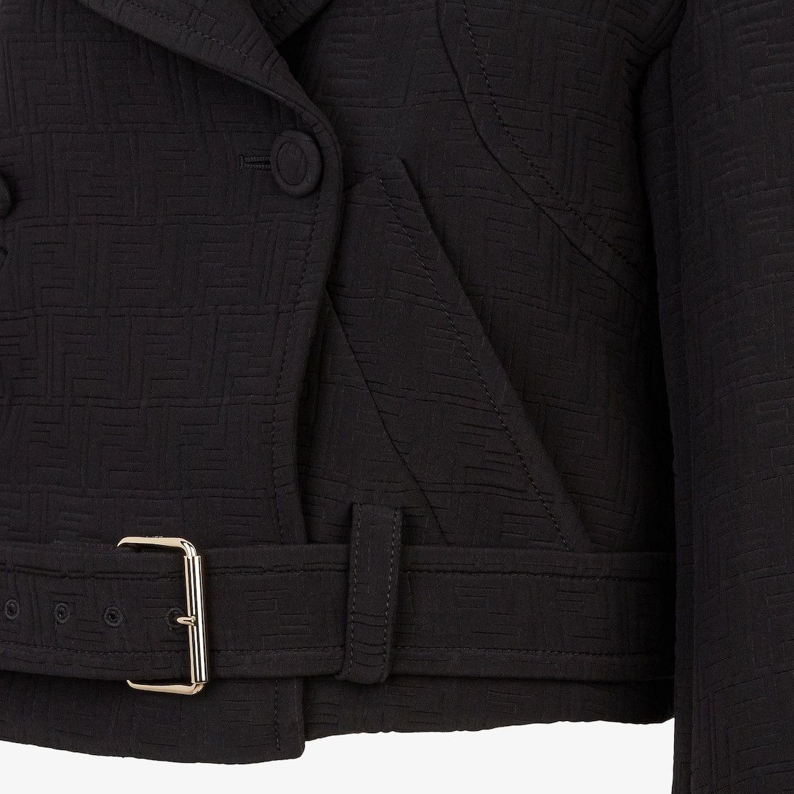 Fendi o1w1db10425 Blouson Jacket in Black Size XL / US 12-14 / IT 48-50 - 2 Thumbnail