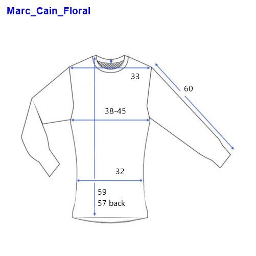 Other Marc Cain Floral Viscose Stretch Long Sleeve Top Black XS Size XS / US 0-2 / IT 36-38 - 2 Thumbnail