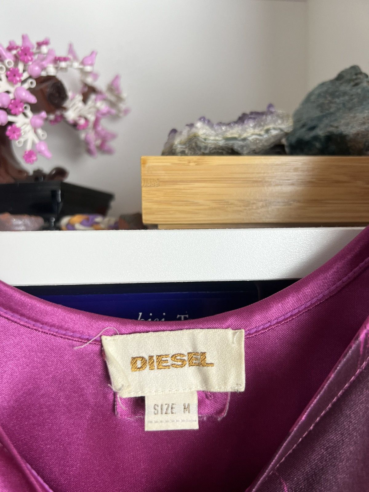 Diesel Vintage Y2K Diesel satin sleeveless tanktop M avantgarde 00s Size M / US 6-8 / IT 42-44 - 3 Thumbnail