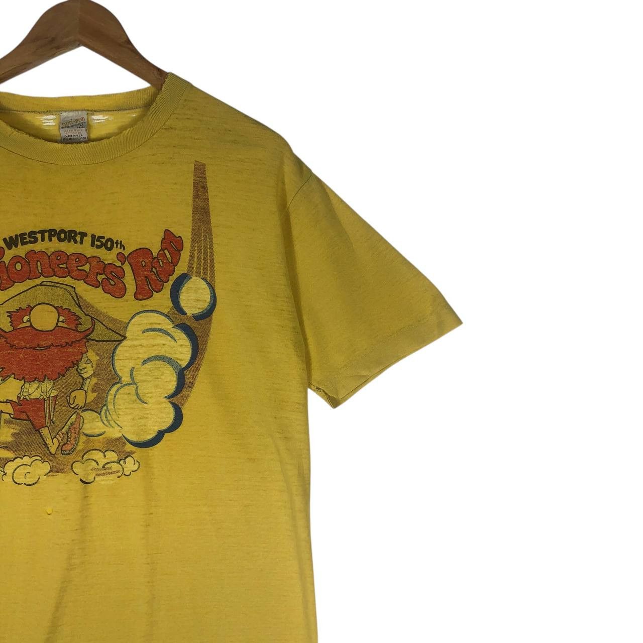 Vintage Vintage Westport 150th Pioneers Run Sportwear T-Shirt Size US M / EU 48-50 / 2 - 4 Thumbnail