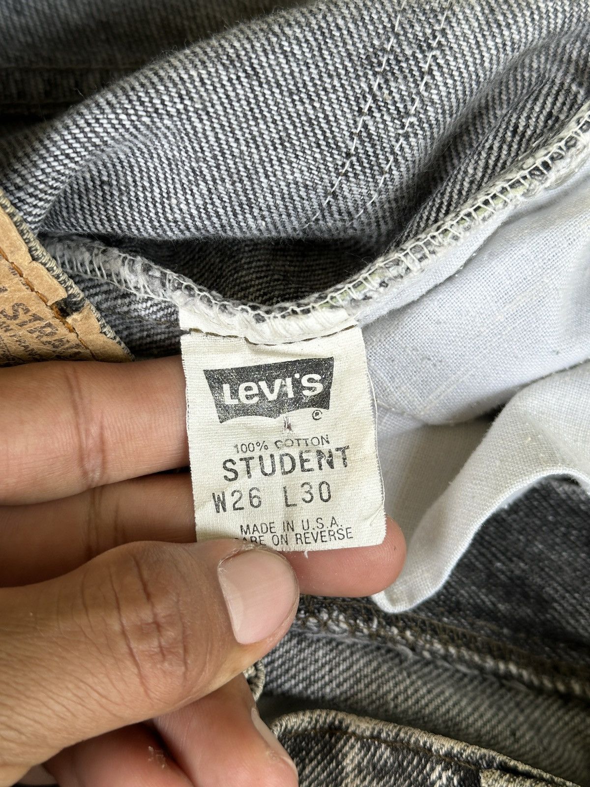 Levi's Vintage Levis Student Galatic Wash 26x39 Size US 26 / EU 42 - 6 Thumbnail