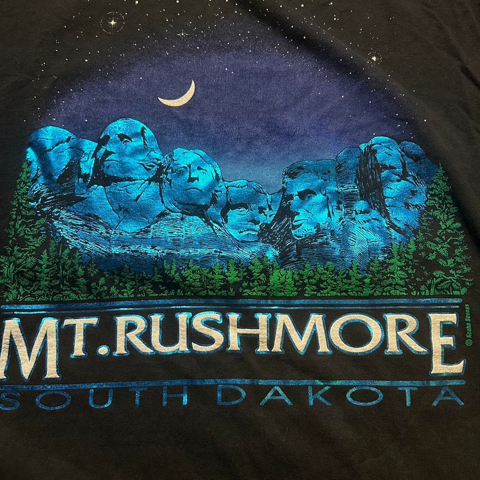 Jerzees 90s mount rushmore tee shirt Size US XL / EU 56 / 4 - 2 Thumbnail