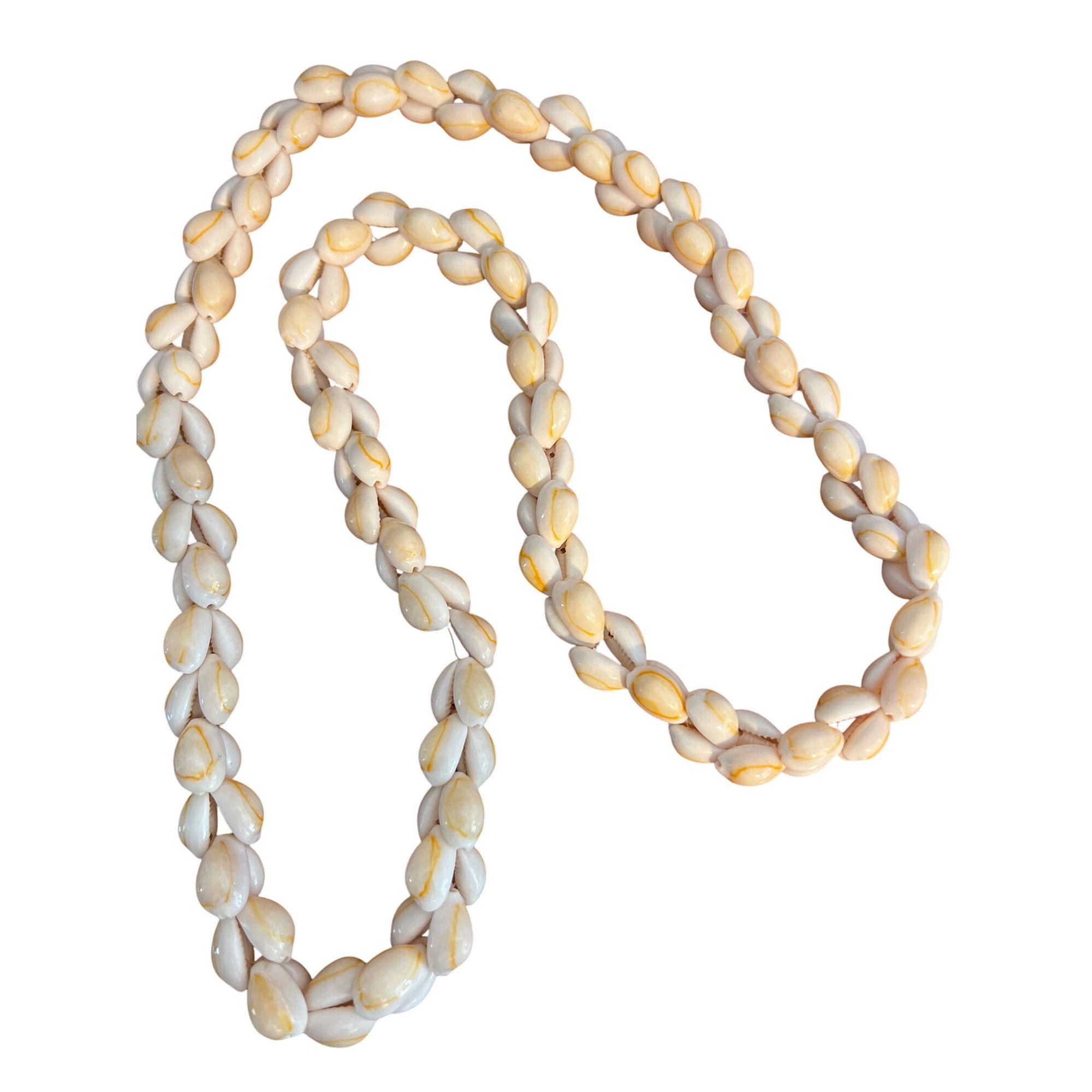 Other Vintage Cowrie Shell Necklace Yellow Accents Ocean Surfer Ha Size ONE SIZE - 4 Thumbnail