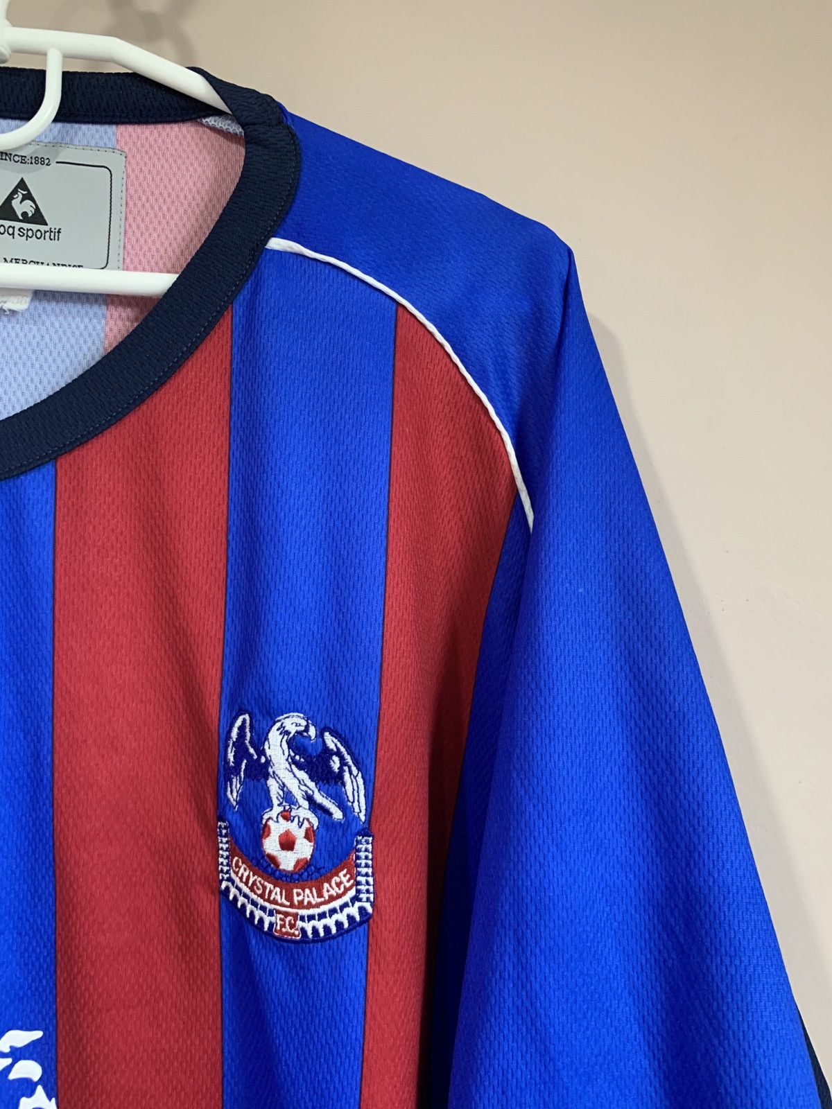 Le Coq Sportif Crystal Palace Home Football Shirt Vintage Le Coq Sportif Size US XXL / EU 58 / 5 - 7 Thumbnail