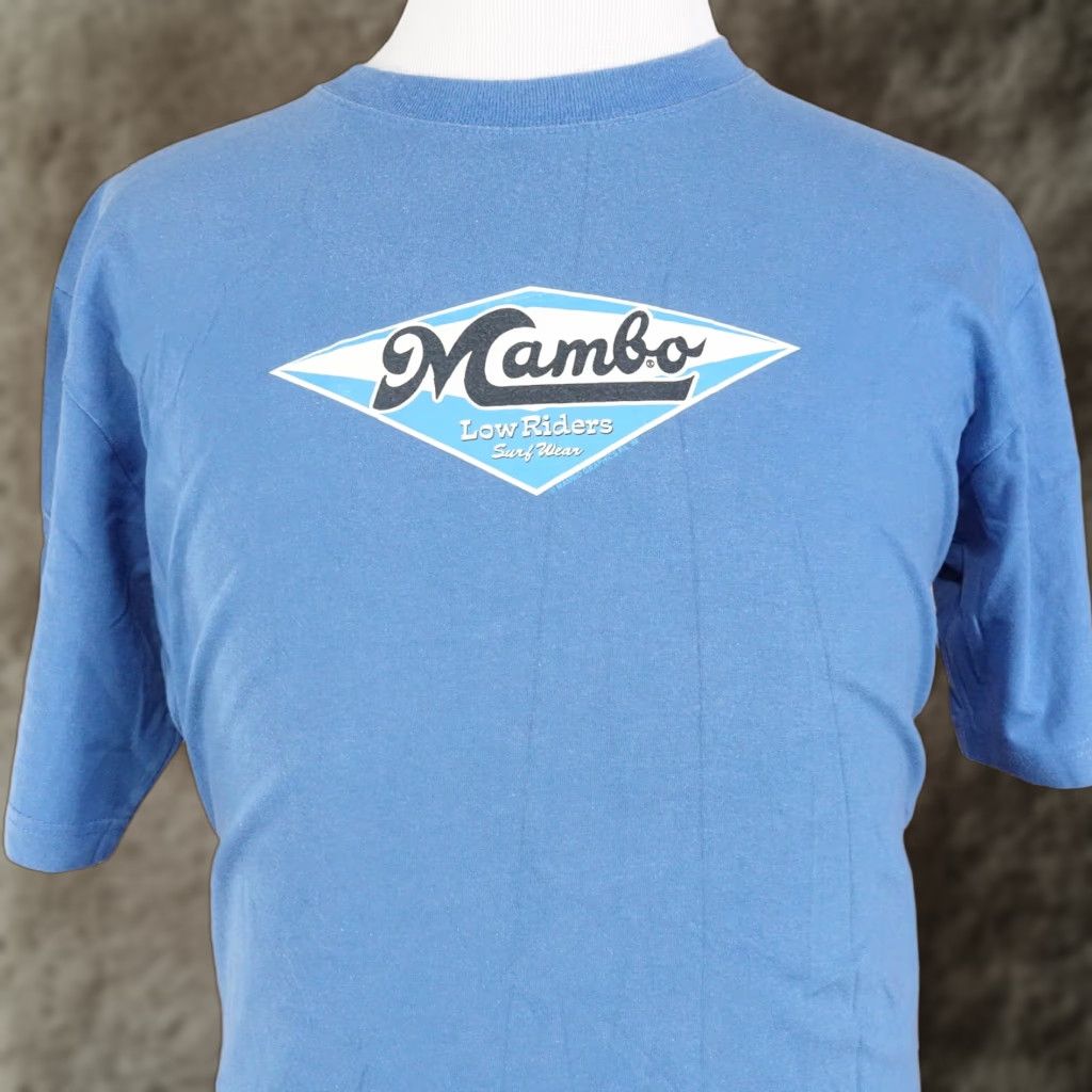 VINTAGE MAMBO LOW RIDERS SURFBOARDS SURFING 1999 90s TSHIRT SZ M