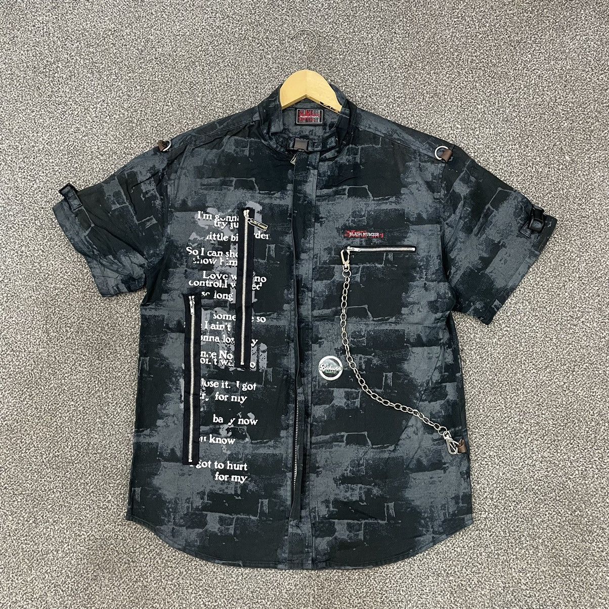 image of Bondage Shirts Slash Number in Mix, Men's (Size Medium)