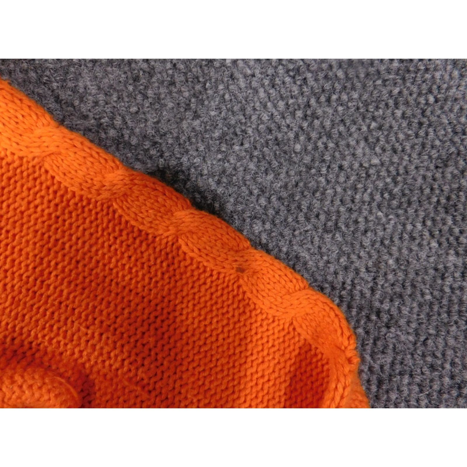 Loft LOFT Sweater Womens M Cable Orange Pullover Wool Rayon Crew Neck Long Sleeve Knit Regular Modern Designer Casual Girls Womens (adjusted) Size M / US 6-8 / IT 42-44 - 5 Thumbnail
