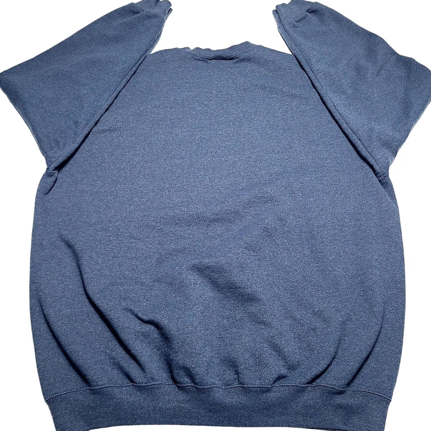 Fruit Of The Loom VINTAGE Fruit Of The Loom Best Sweatshirt Men 2XL Blue Pullover Crew Neck Regular Sweatshirt Mens Blue 2XL Classic Solid Knit Cotton Blend Pullover Size US XXL / EU 58 / 5 - 2 Thumbnail