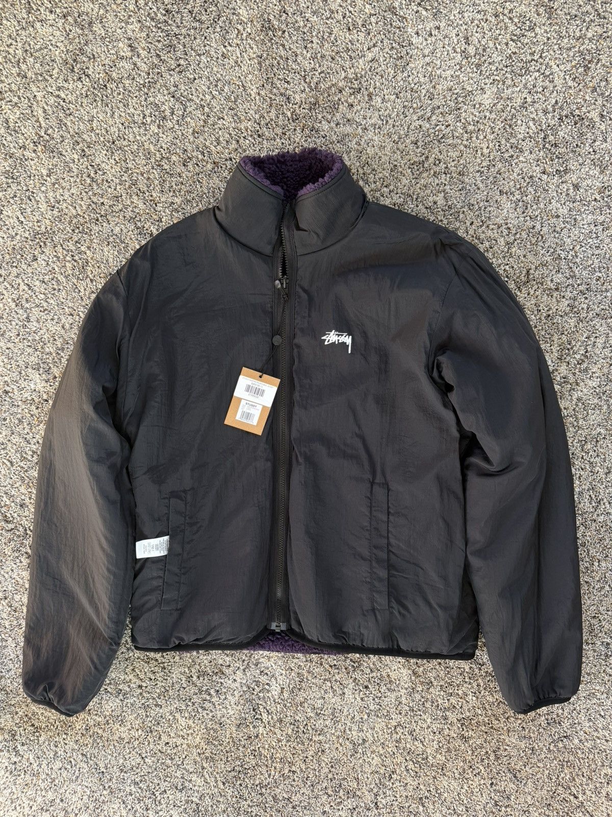 Stussy Stussy 8ball Sherpa Fleece Reversible Jacket Size US L / EU 52-54 / 3 - 14 Thumbnail