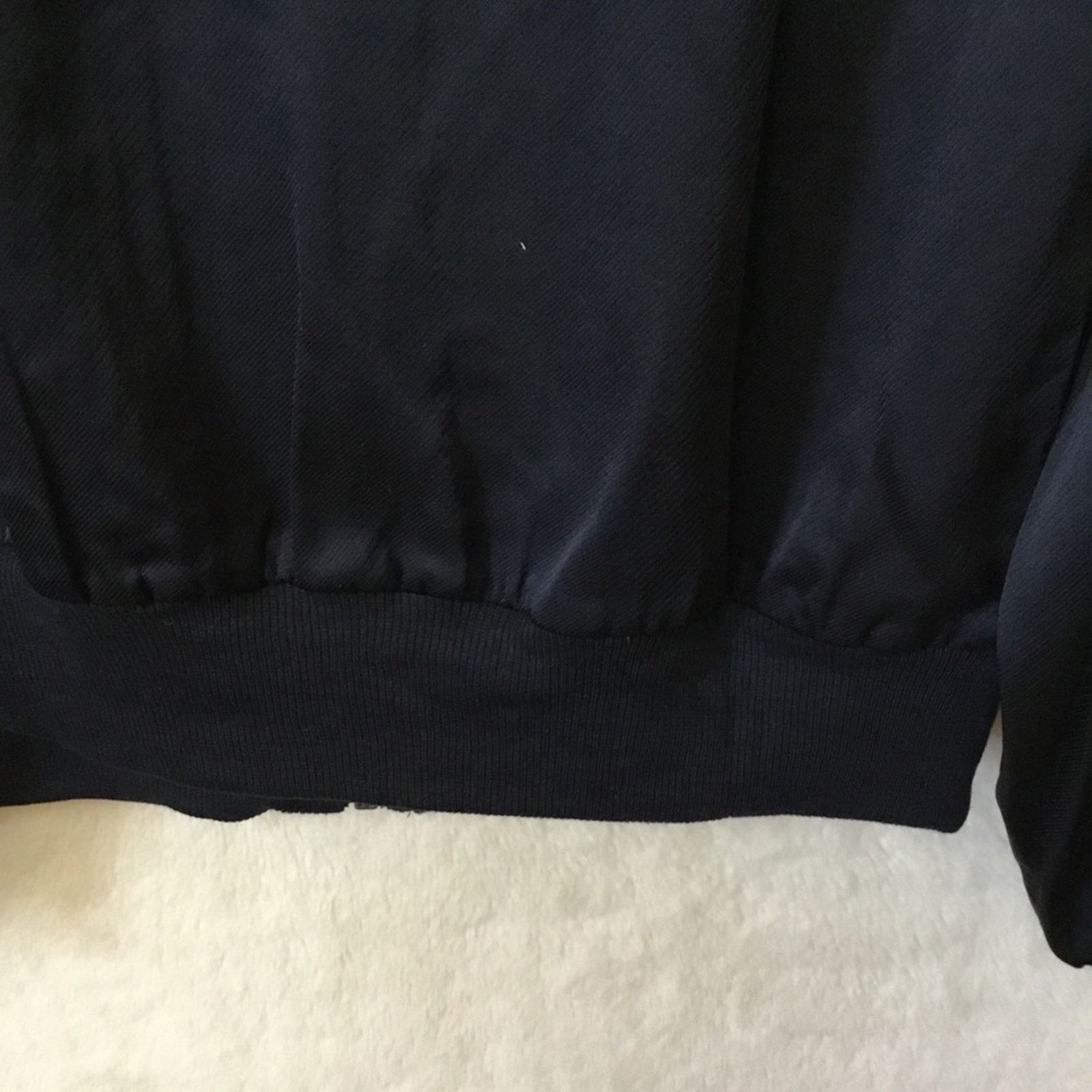Other Navy Multicolor Stripe Detail Zip-Up Front Sports Jacket Size XS / US 0-2 / IT 36-38 - 13 Thumbnail