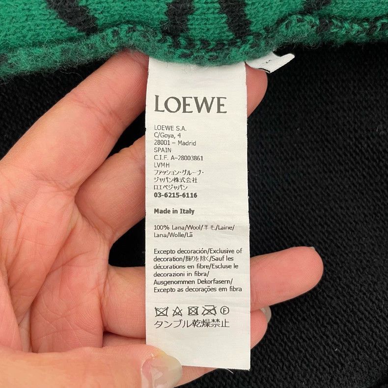 Loewe Loewe Wool Cardigan with Colorful Patterns Size US XS / EU 42 / 0 - 5 Thumbnail