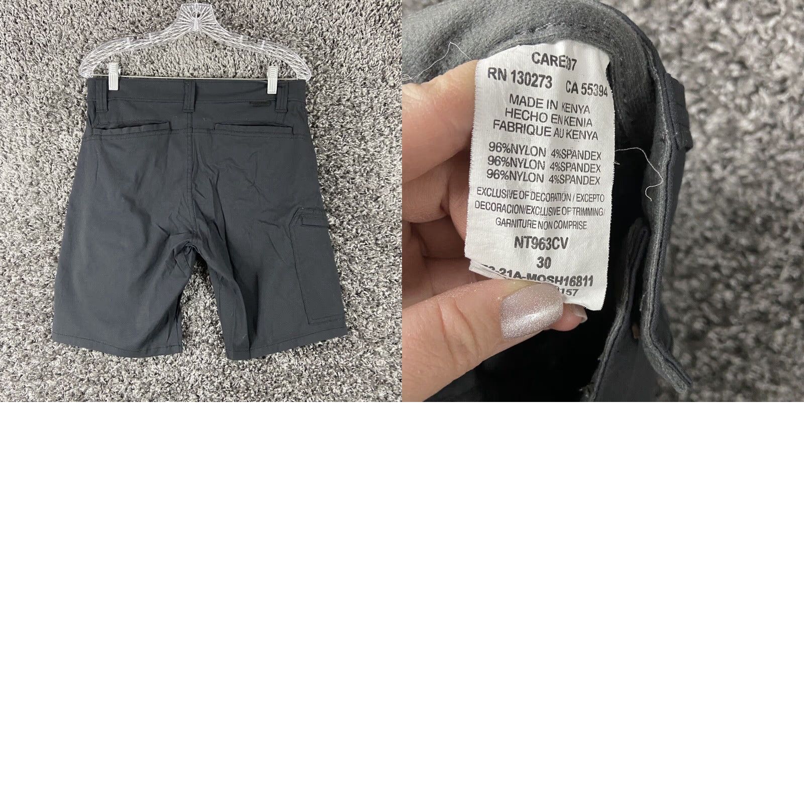 Wrangler Wrangler Outdoor Chino Shorts Adult Men's 30 Gray Size US 30 / EU 46 - 8 Thumbnail