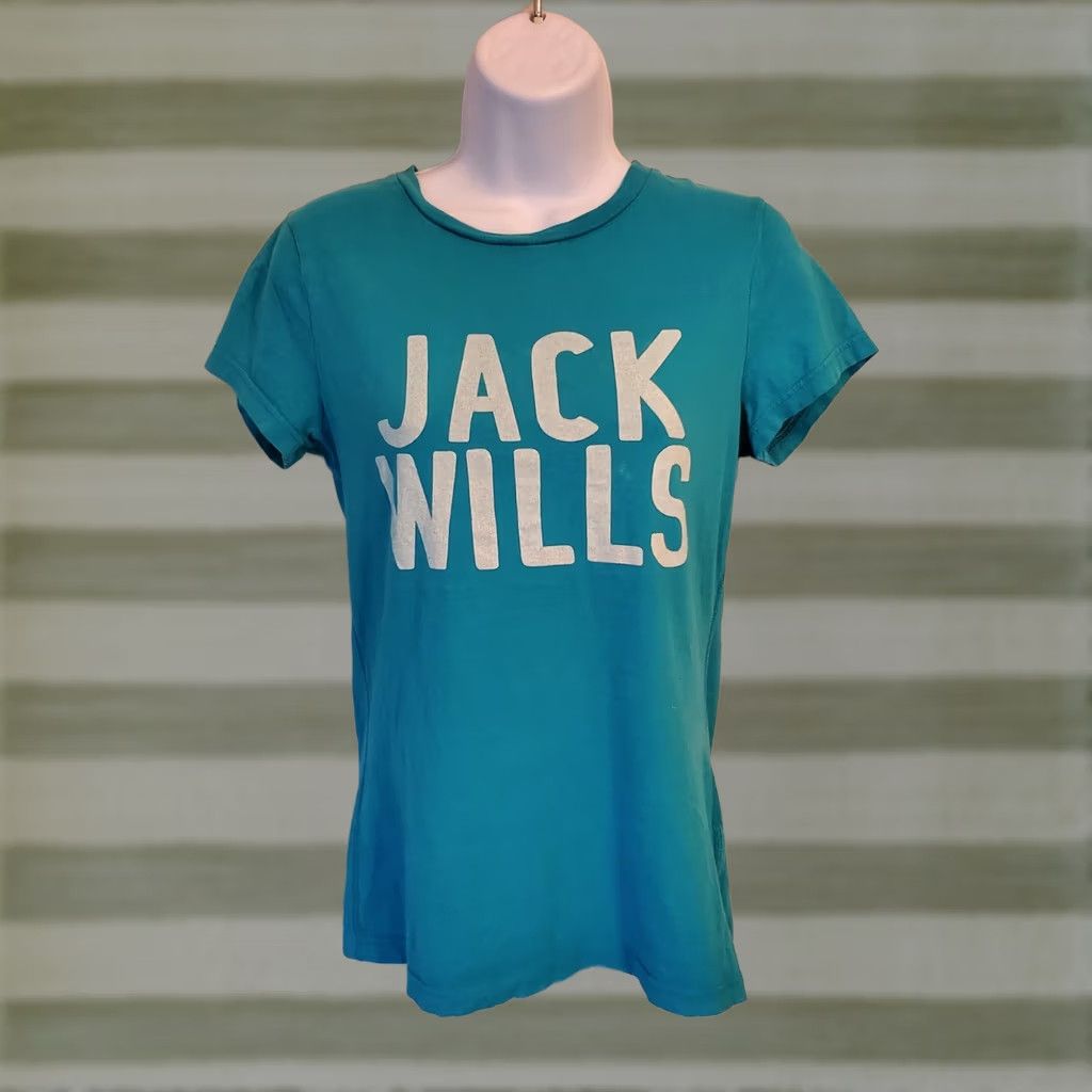 Jack Wills Jack Wills Shirt Womens Size 10 6 Blue T UK US Size M / US 6-8 / IT 42-44 - 1 Thumbnail