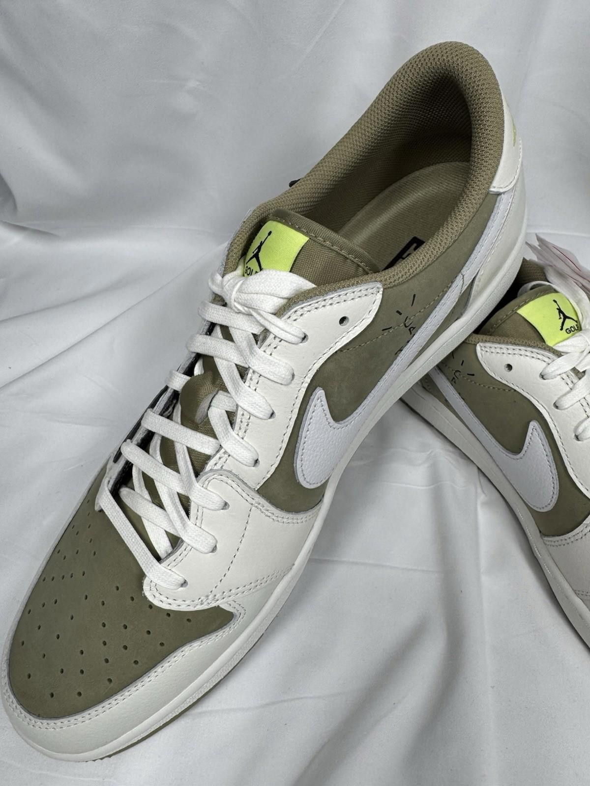 Nike Nike Air Jordan 1 Low Golf x Travis Scott Olive FZ3124 Size US 15 / EU 48 - 3 Thumbnail