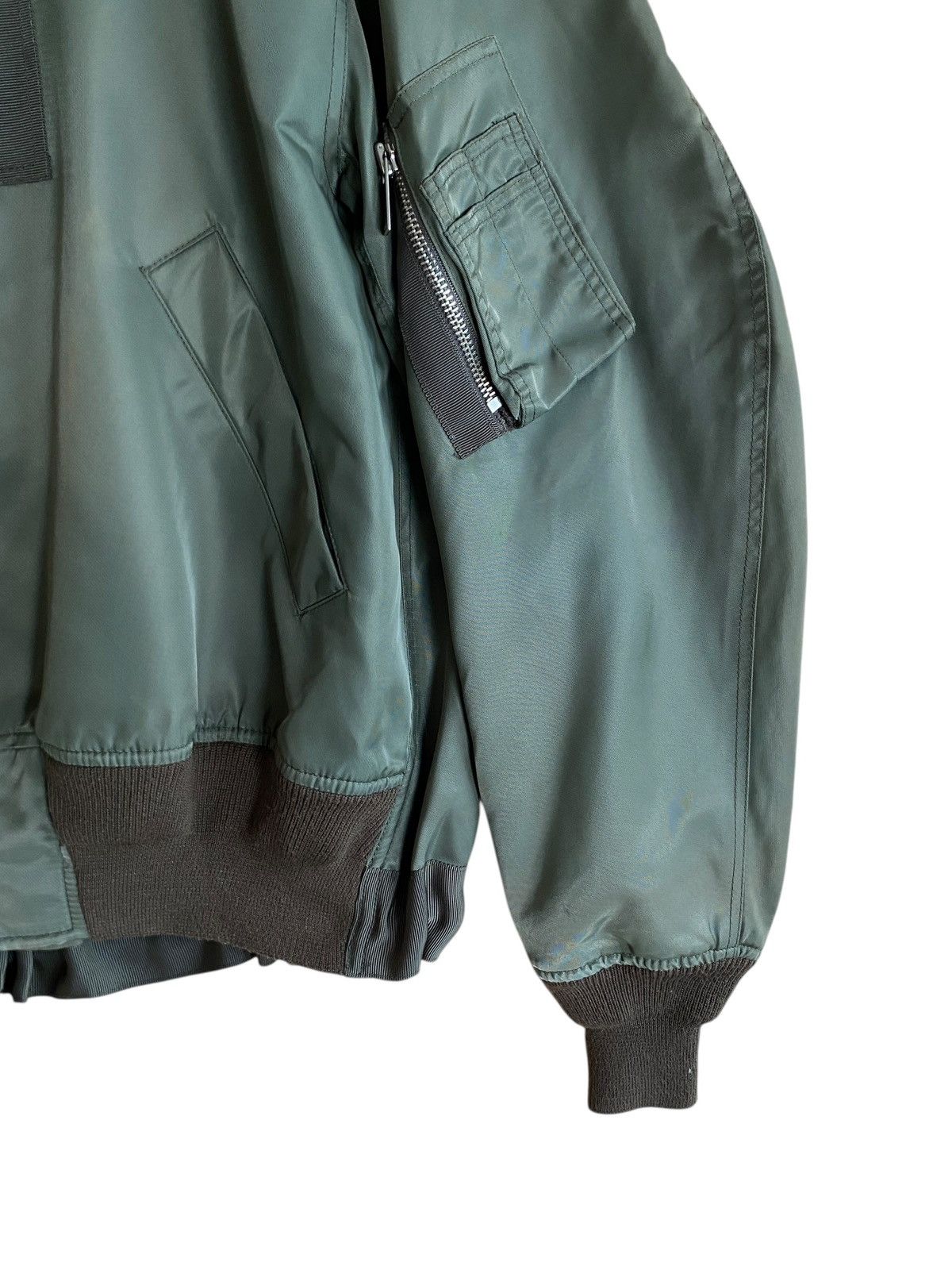 Sacai Very Rare Brand Sacai Technical Twill Bomber Jacket 2000s Size US S / EU 44-46 / 1 - 5 Thumbnail