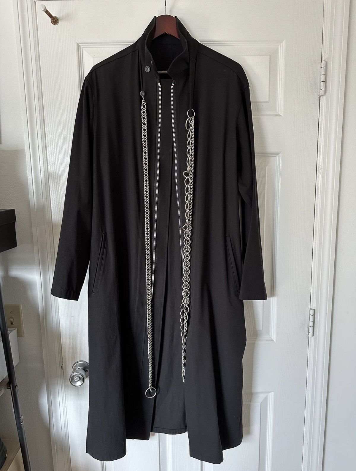 Yohji Yamamoto Yohji Yamamoto Pour Homme AW20 Look 27 Chain Zipper Shirt Size US L / EU 52-54 / 3 - 5 Thumbnail