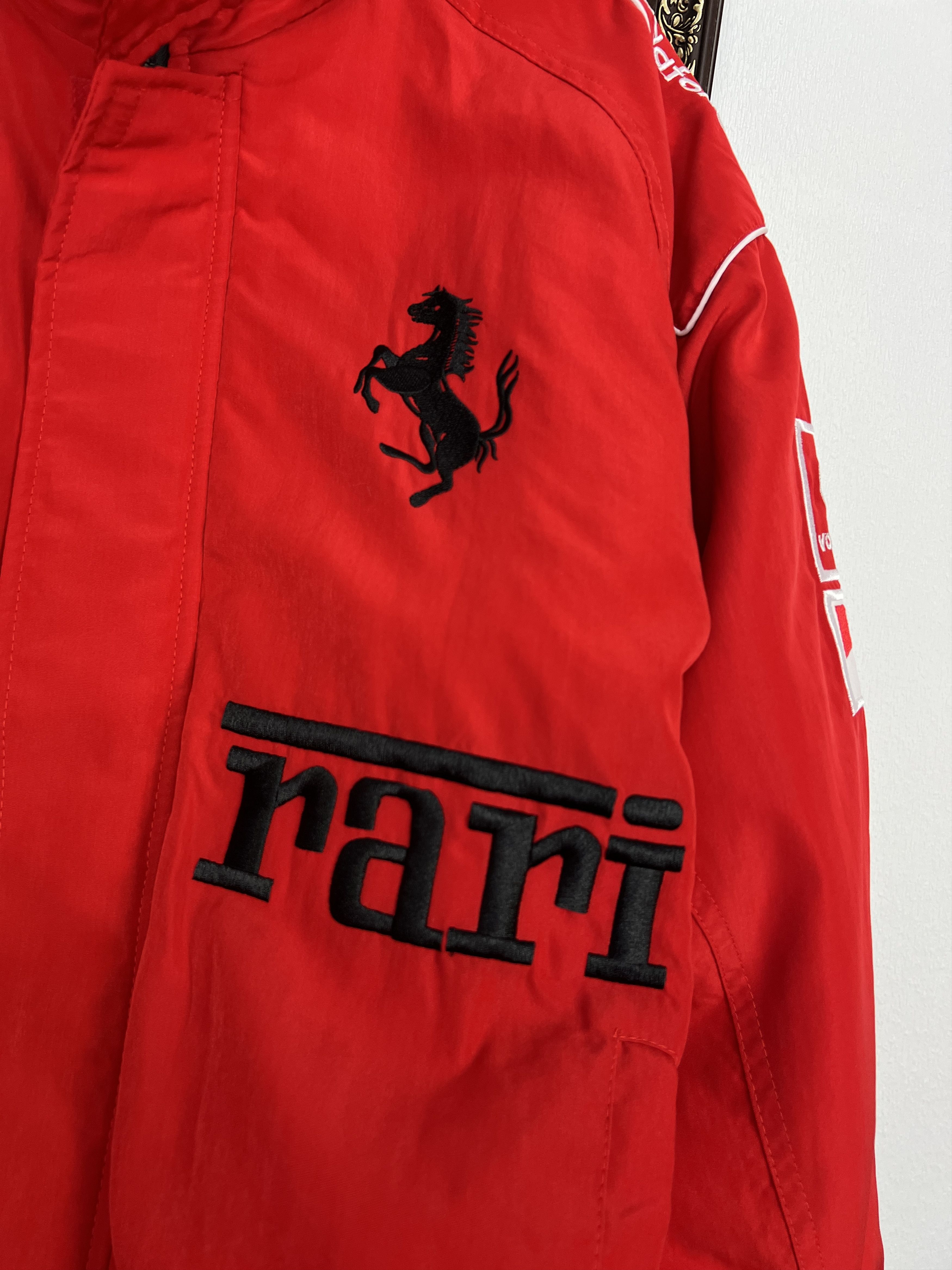 Vintage Vintage Racing Ferrari F-1 Rormula 1 Jacket Red Marlboro Size US L / EU 52-54 / 3 - 3 Thumbnail