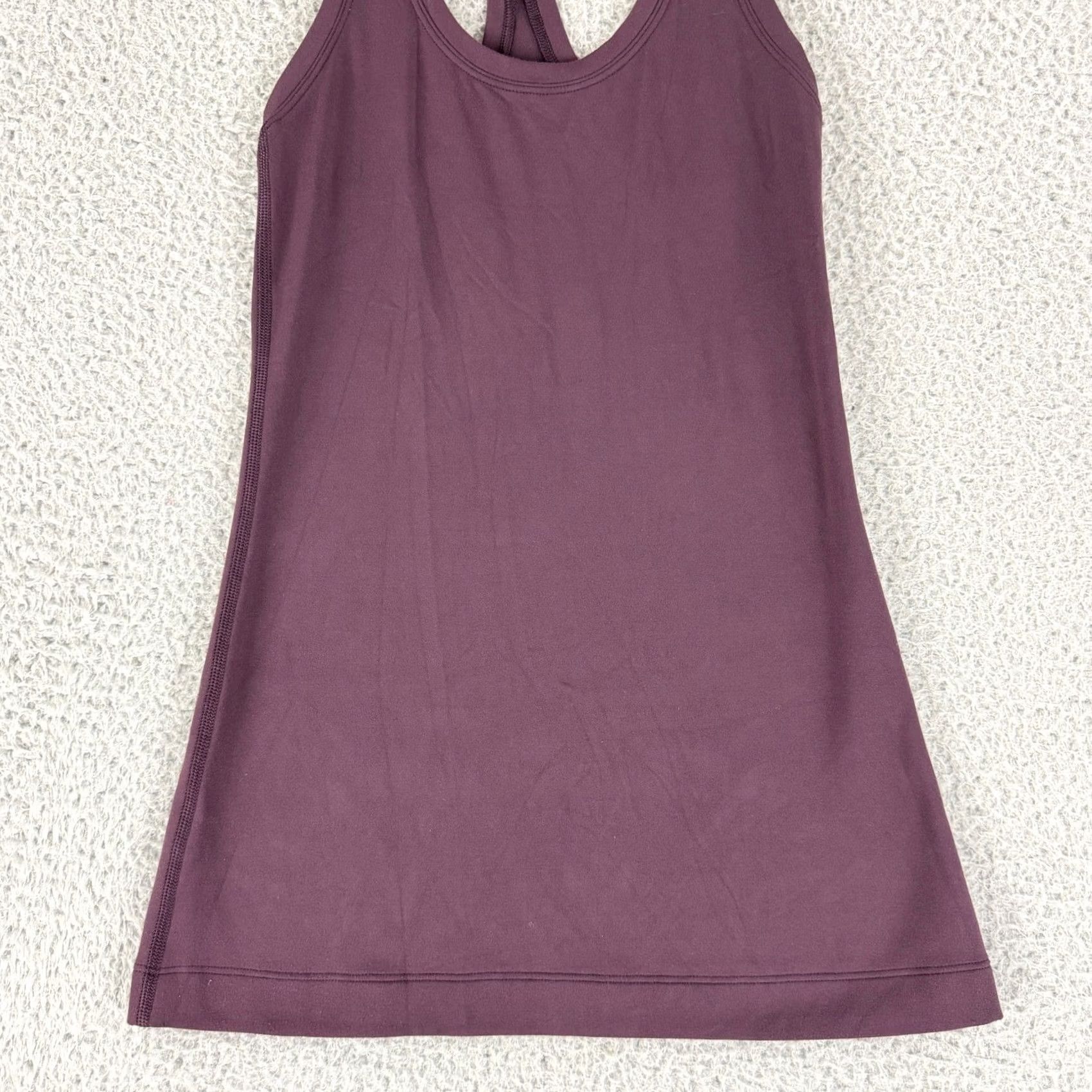Lululemon Lululemon Cool Racerback Tank Womens Size 4 Plum Purple Luon Athletic Yoga Top Size S / US 4 / IT 40 - 4 Thumbnail
