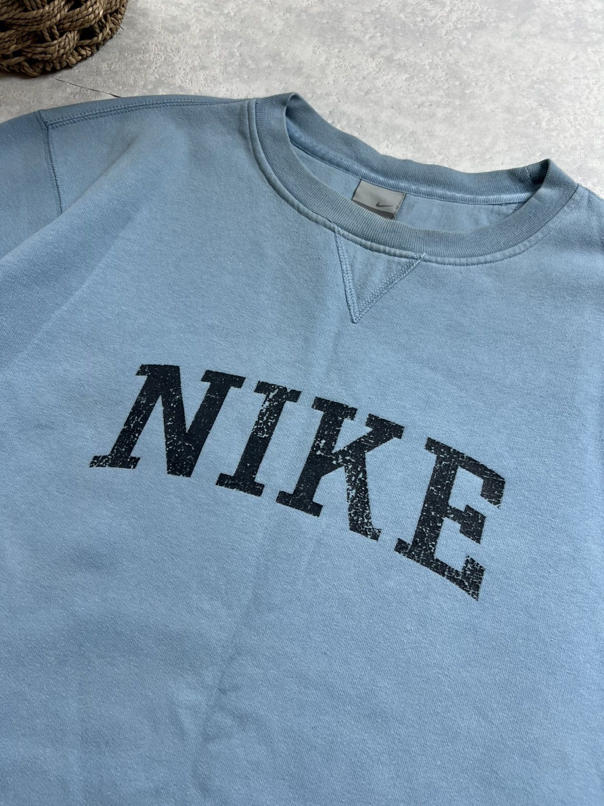 Nike 90s Nike Big Logo Spellout Vintage Y2K Oversized Sweatshirt Size US XL / EU 56 / 4 - 4 Thumbnail