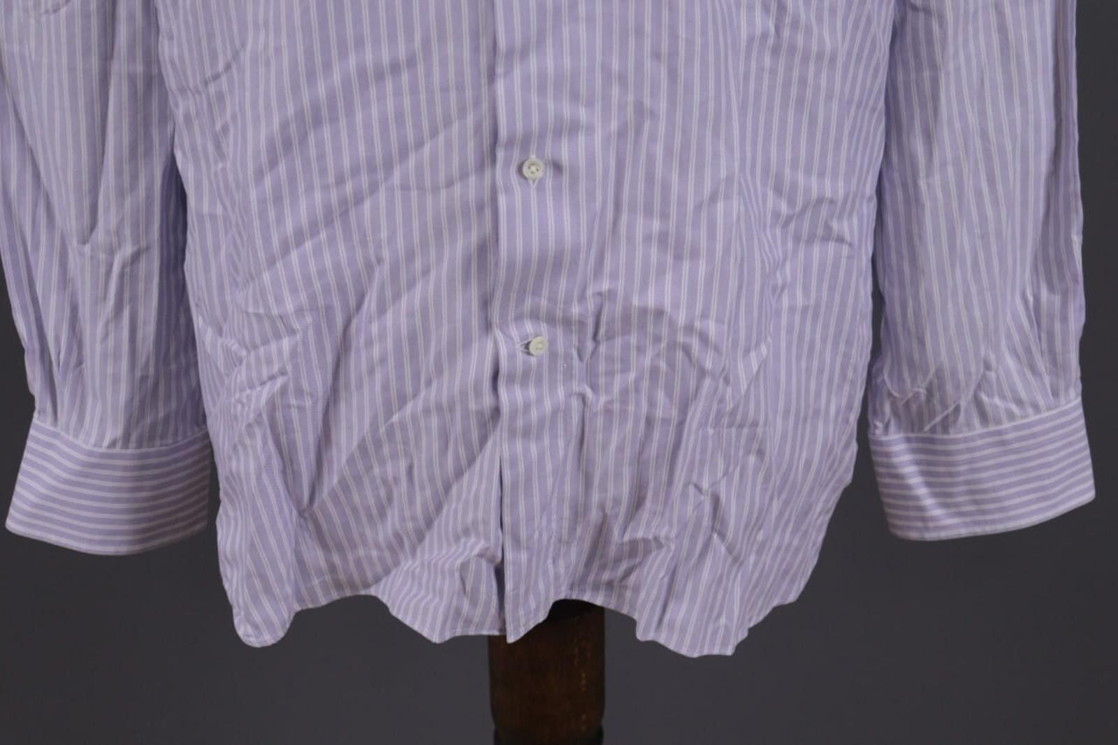 Ermenegildo Zegna Ermenegildo Zegna Rgular Fit Purple Shirt Size 43 / 17 Size US M / EU 48-50 / 2 - 3 Thumbnail