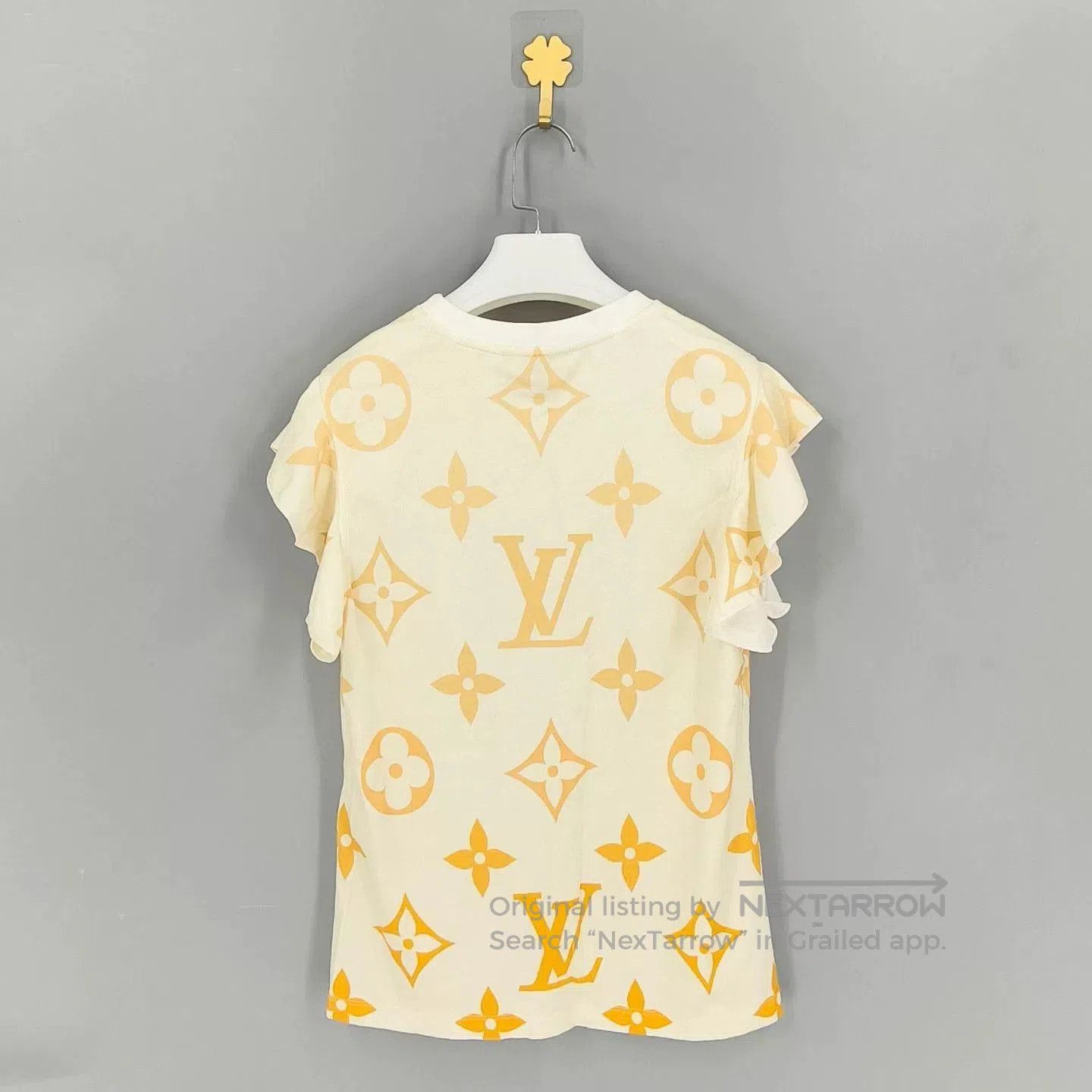 Louis Vuitton Louis Vuitton Gradient Logo Ruffle Sleeve T. Size US XL / EU 56 / 4 - 2 Thumbnail