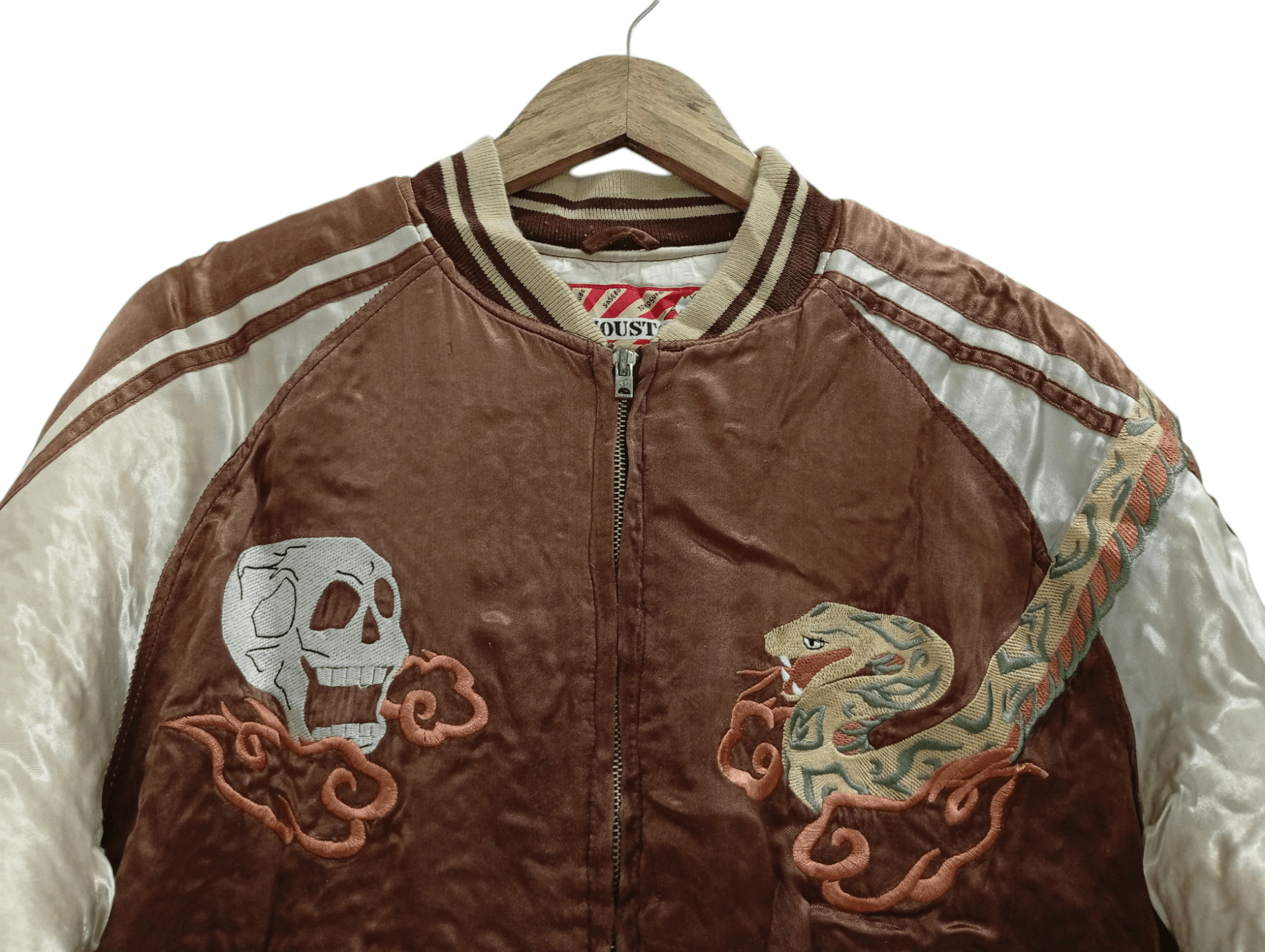 Japanese Brand 🔥🔥Houston Sukajan Souvenir Jacket Size US L / EU 52-54 / 3 - 14 Thumbnail