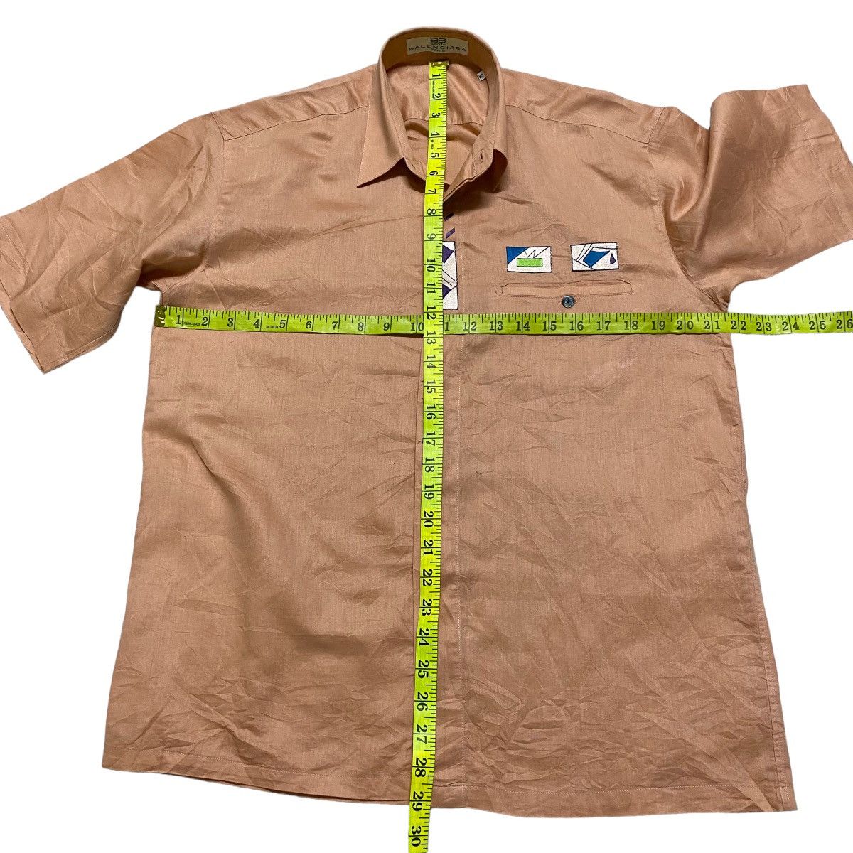 Balenciaga Vintage Balenciaga Linen Shirt Button Up Size US M / EU 48-50 / 2 - 11 Thumbnail