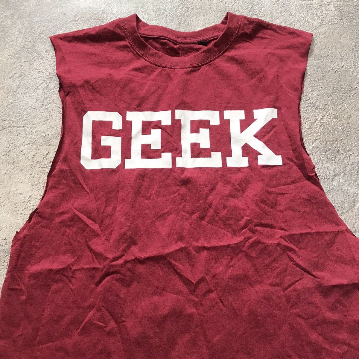 Band Tees VINTAGE TANK-TOP GEEK SLOGAN GILDAN Y2K 90s Size US XL / EU 56 / 4 - 3 Thumbnail