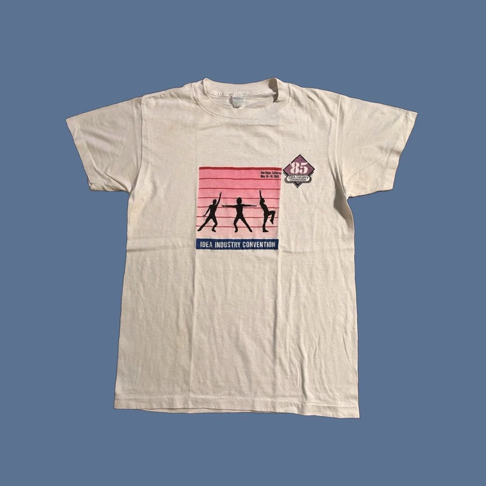 IDEA VINTAGE IDEA Fitness Convention 1985 Dance For Heart Shirt Men’s L Shirt USA Size US M / EU 48-50 / 2 - 1 Thumbnail