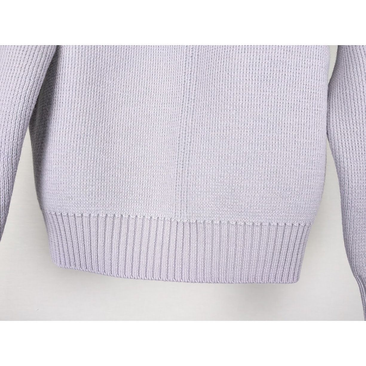 Bottega Veneta o1rshd1 MW Dry Wool Rib CN Sweater in Lilac Size US L / EU 52-54 / 3 - 6 Thumbnail