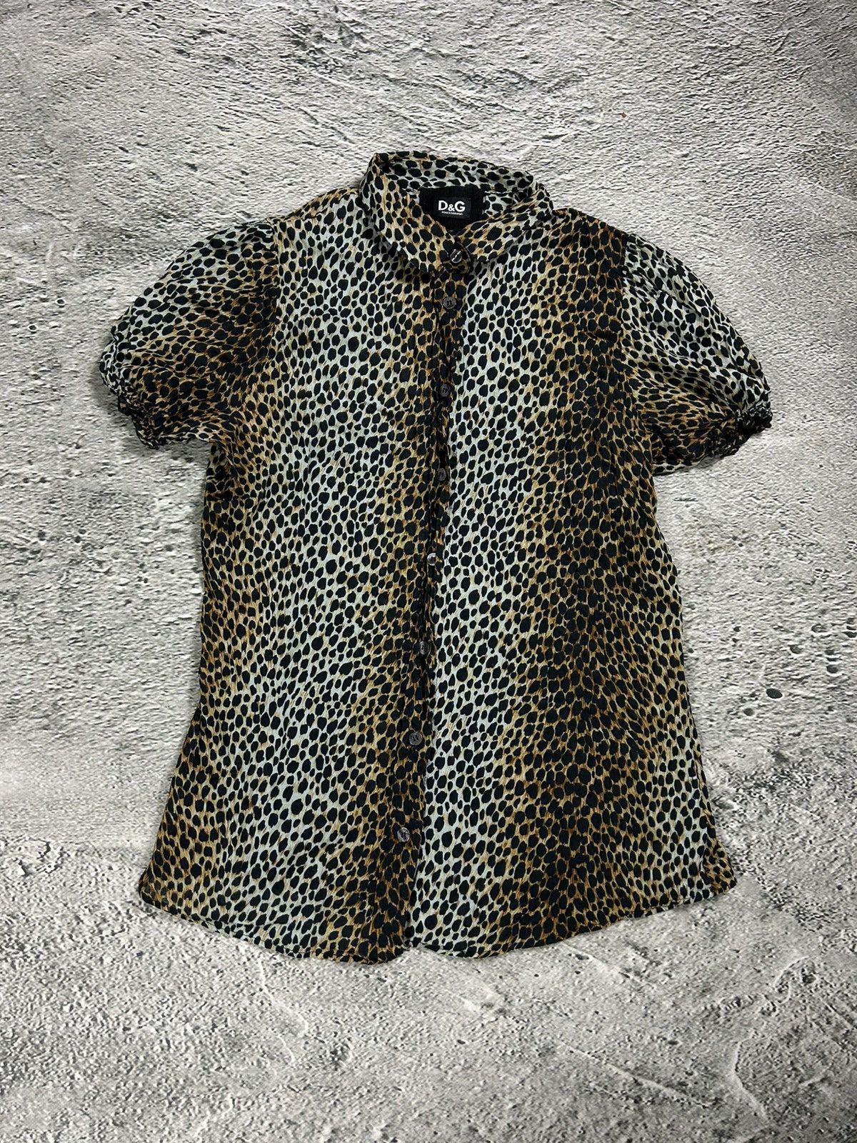 Dolce & Gabbana Dolce & Gabbana cheetah shirt button up shirt Size M / US 6-8 / IT 42-44 - 1 Thumbnail