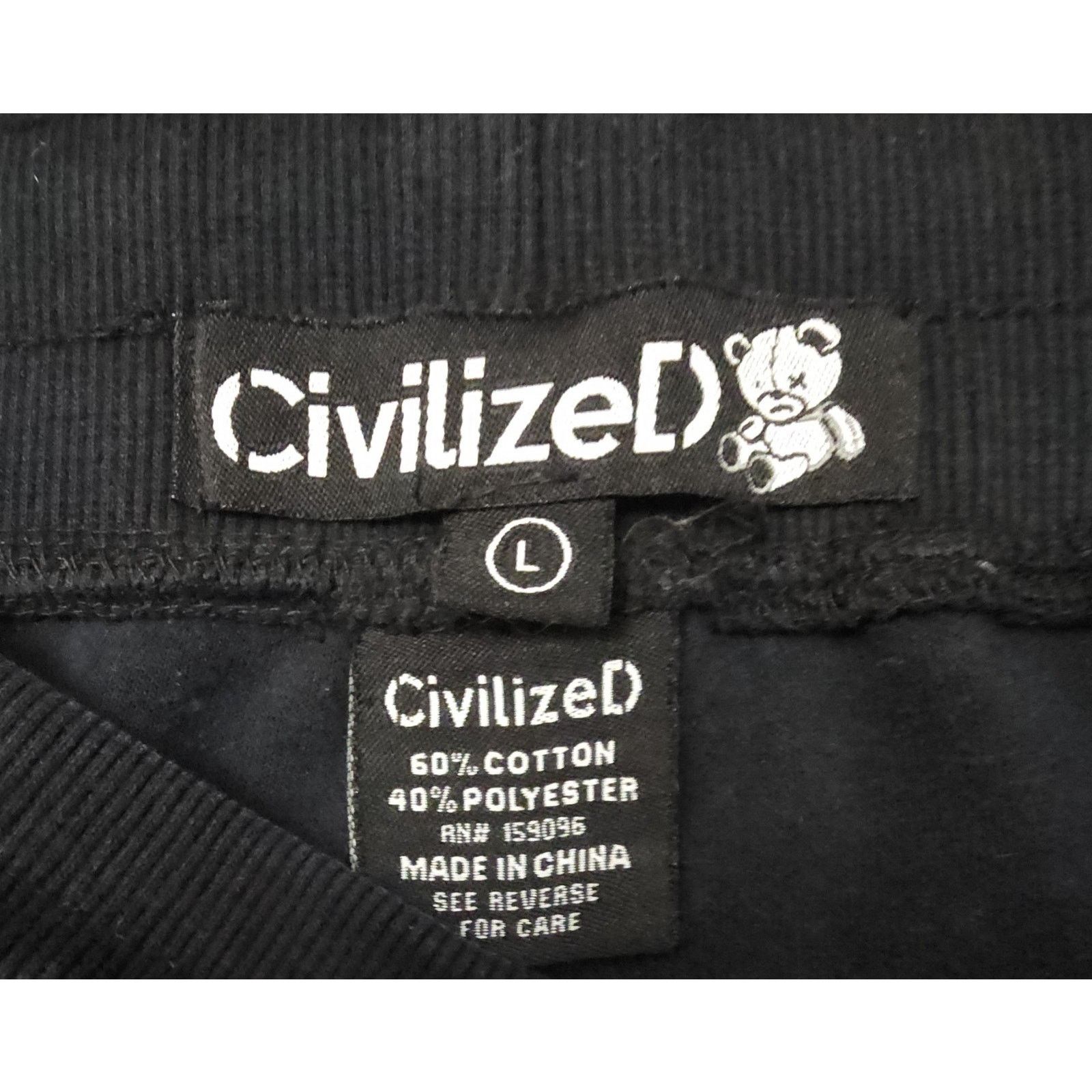 Civilized Civilized Brand Sweatpants Raised By Bears Embroidered L Size US 32 / EU 48 - 8 Thumbnail