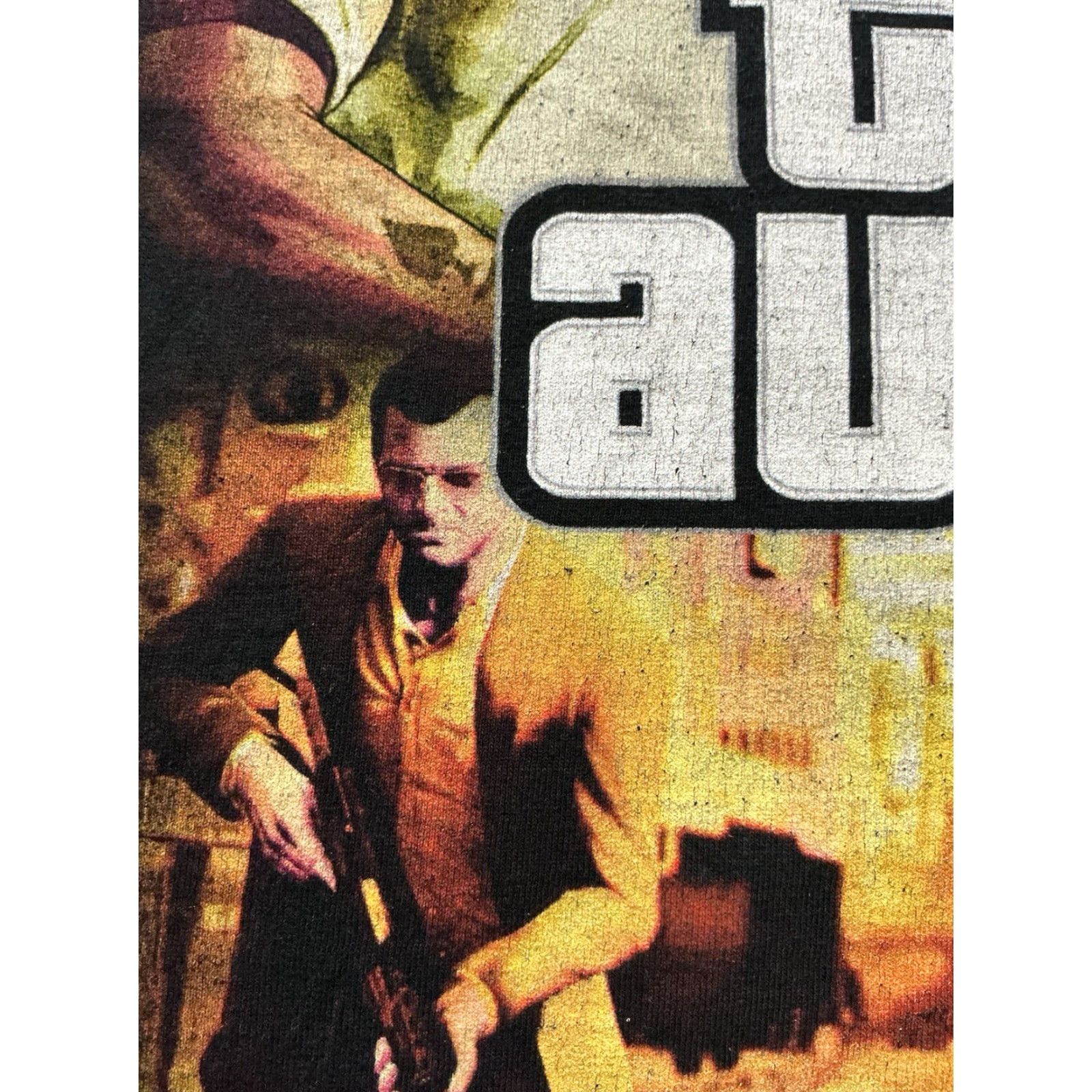 Vintage VINTAGE Grand Theft Auto V Five Rockstar Games Video Game Black Graphic S/S T-Shirt 2XL Mens Brand Pro 5 Shirt Size US XXL / EU 58 / 5 - 7 Thumbnail
