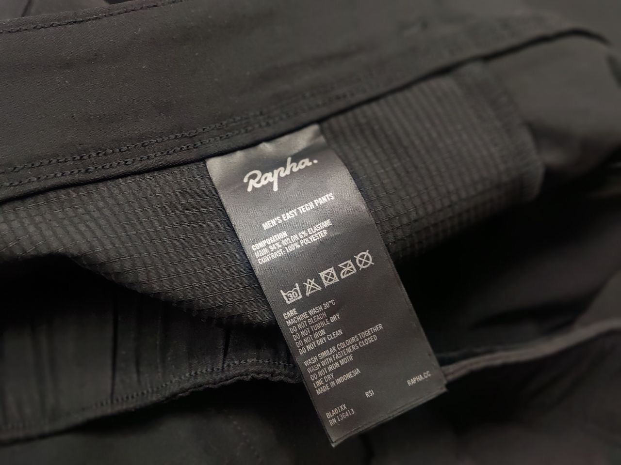 Rapha New Rapha easy Technical Black Trouser Tapered Nylon Pants Size US 36 / EU 52 - 17 Thumbnail