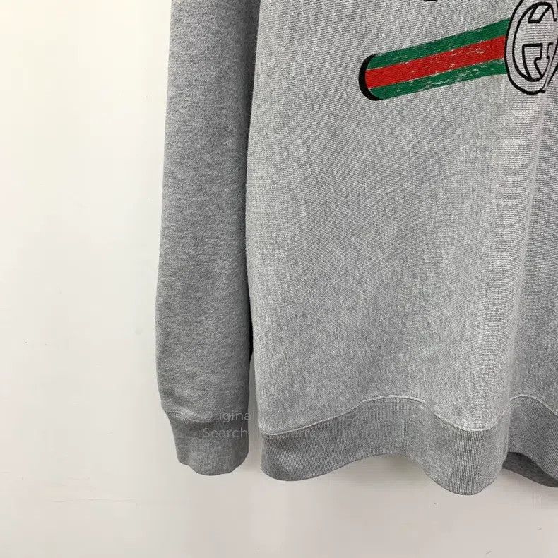 Gucci Gucci Co-branded gray Mickey Mouse printed cotton hooded d Size US XL / EU 56 / 4 - 4 Thumbnail
