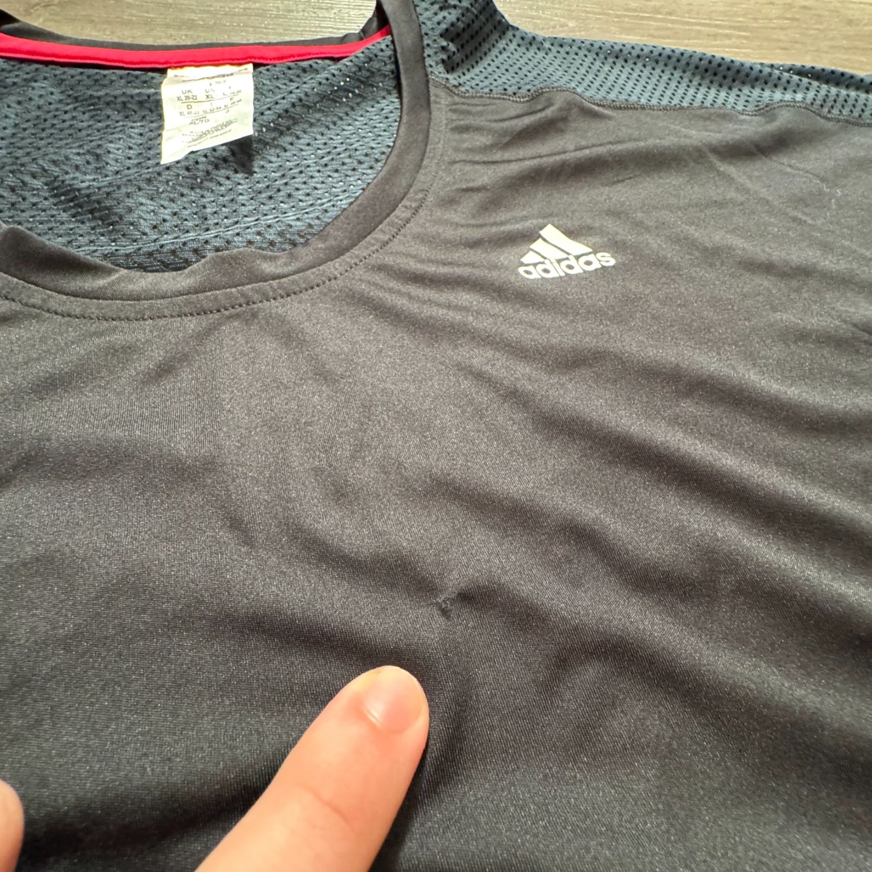 Adidas Adidas Shirt Women XL Black Athletic Training Gym Crewneck Polyester Tennis Size XL / US 12-14 / IT 48-50 - 3 Thumbnail