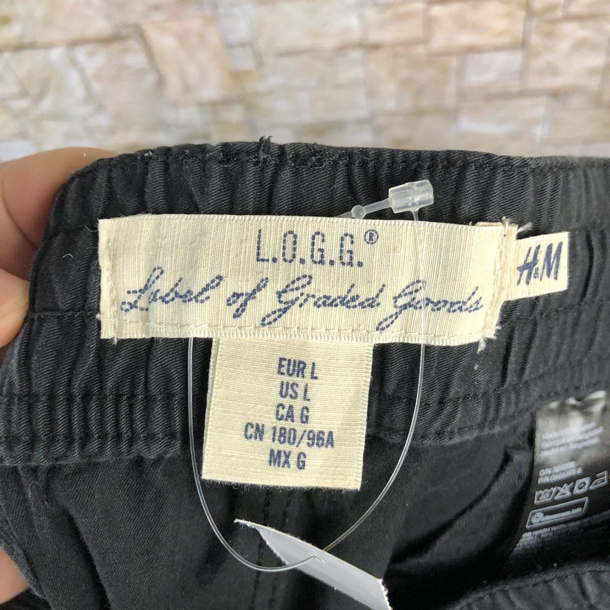 Japanese Brand H&M Black Cargo Multipocket Joggers Pants #A121 Size US 34 / EU 50 - 19 Thumbnail