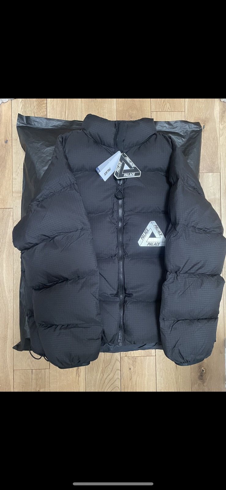 image of Palace Ripstop Puffa in Black, Men's (Size Small)