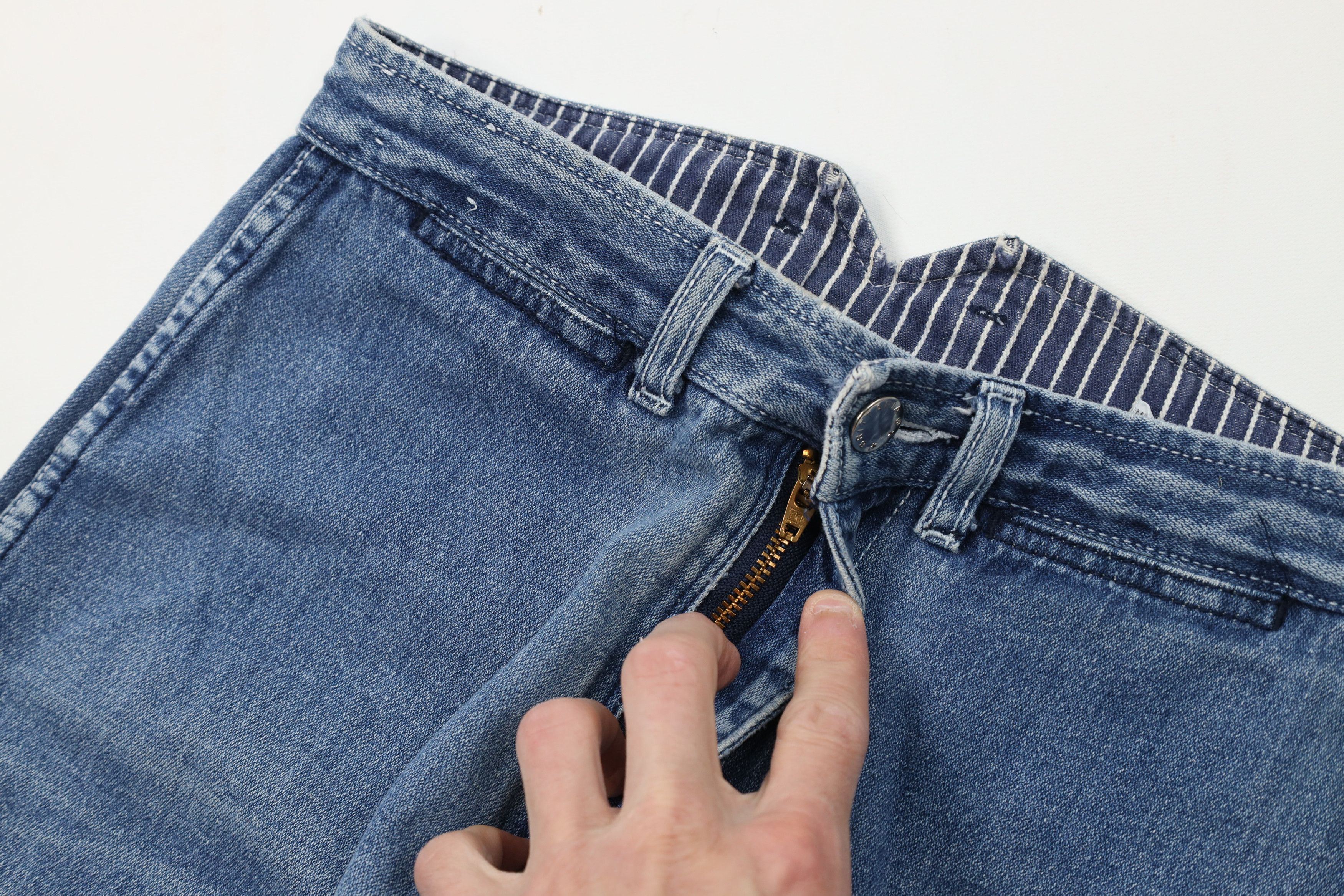 Vintage Vintage 80s 90s Streetwear Relaxed Straight Leg Jeans Blue Size 32" / US 10 / IT 46 - 7 Thumbnail