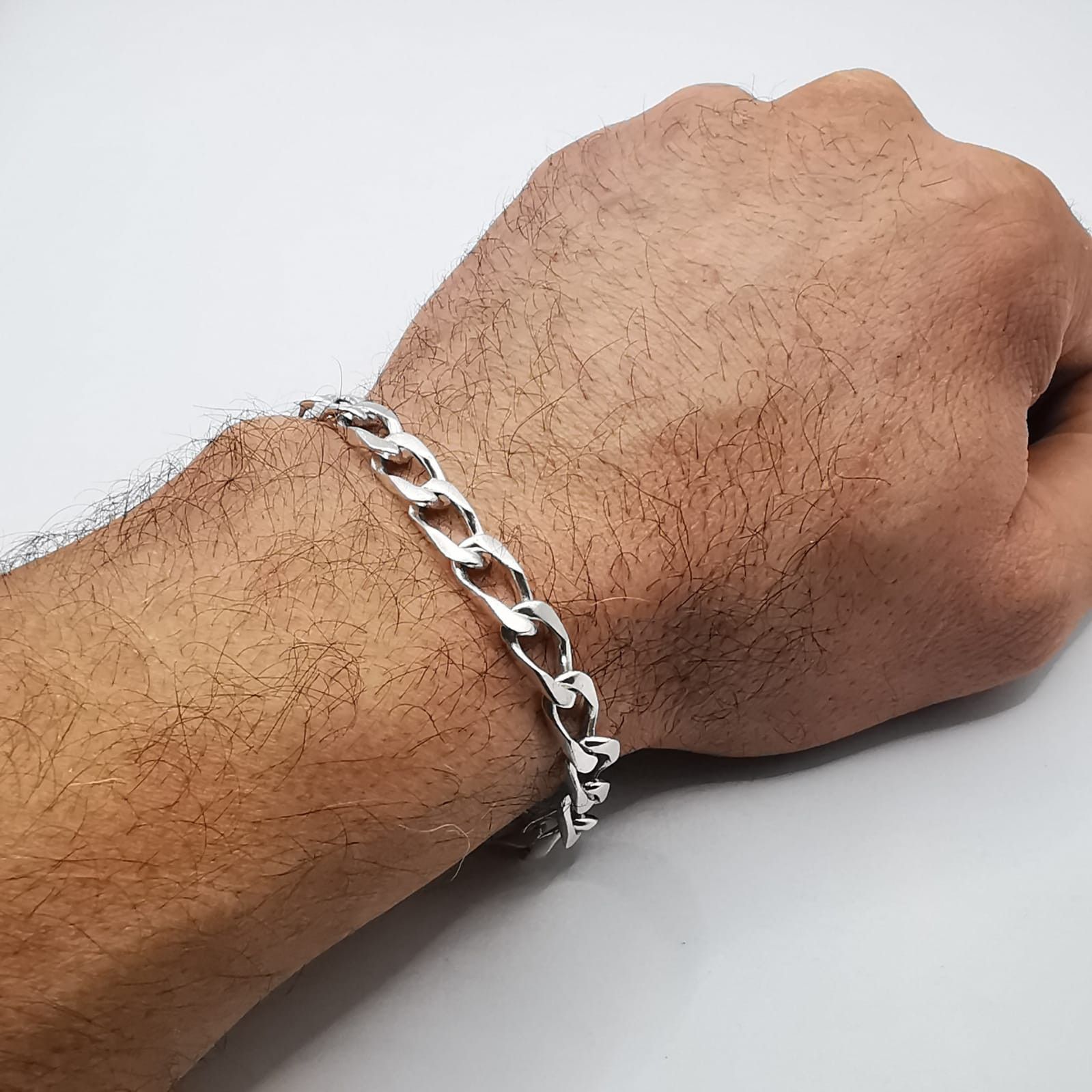 Sterling Silver Vintage Bracelet Jewelry,925 Sterling Silver,Handmade 19,27g Size ONE SIZE - 4 Thumbnail