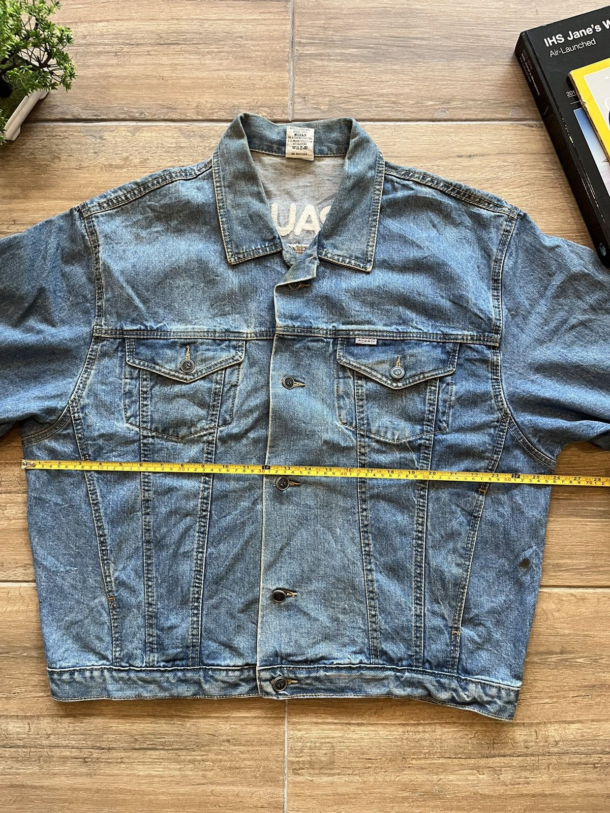 Vintage Vtg Sao Paulo Trucker Denim Jacket Size US XL / EU 56 / 4 - 16 Thumbnail