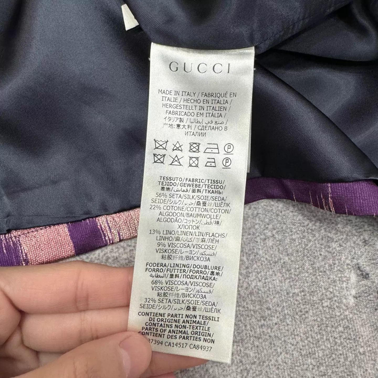 Gucci Gucci Silk-Linen Blend Shirt 46 EU Size US S / EU 44-46 / 1 - 5 Thumbnail